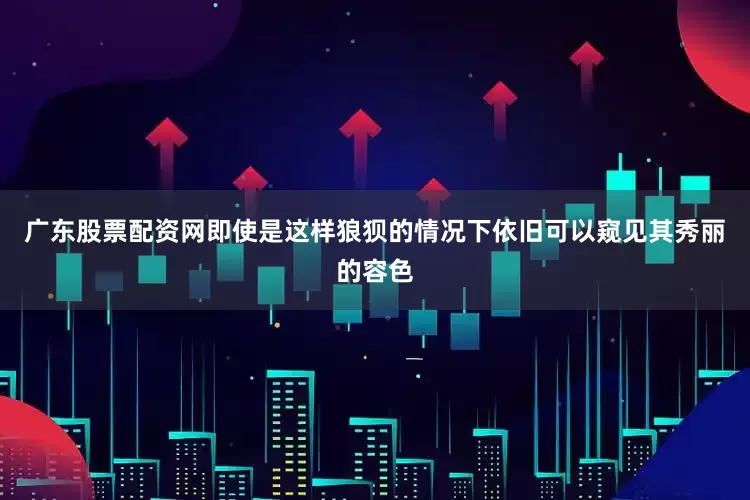 广东股票配资网即使是这样狼狈的情况下依旧可以窥见其秀丽的容色